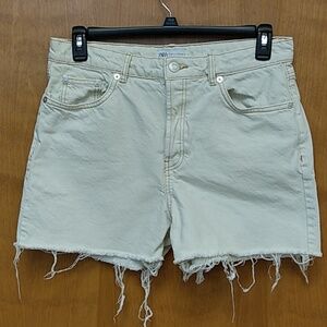 Zara high-rise shorts